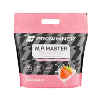 Proteína WP Master, Proteína de Suero de Leche y Soya Fresa 2 kg 40 porciones