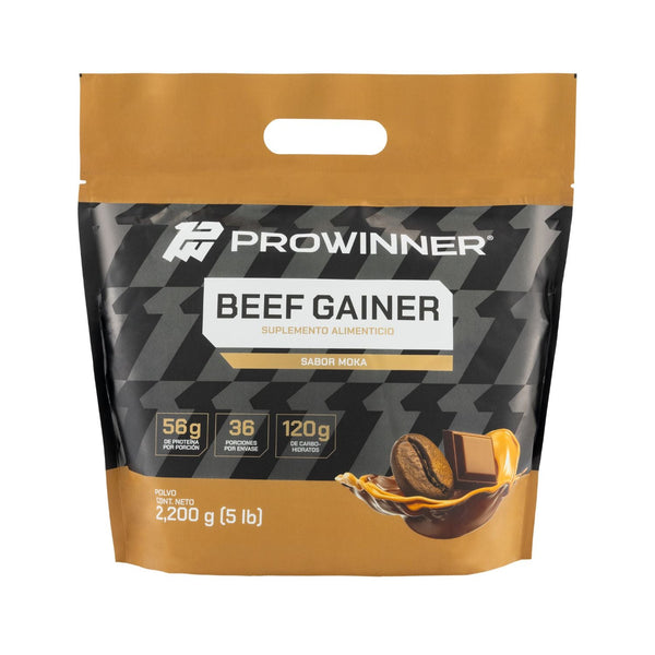 Proteína Beef Gainer Sabor Moka 2 Kg 36 porciones