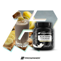 Proteína Albumina de Huevo Sabor Natural 500 g  16 porciones