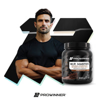 Proteína WP Master, Proteínas de Suero de Leche y Soya Chocolate 500 g 10 porciones