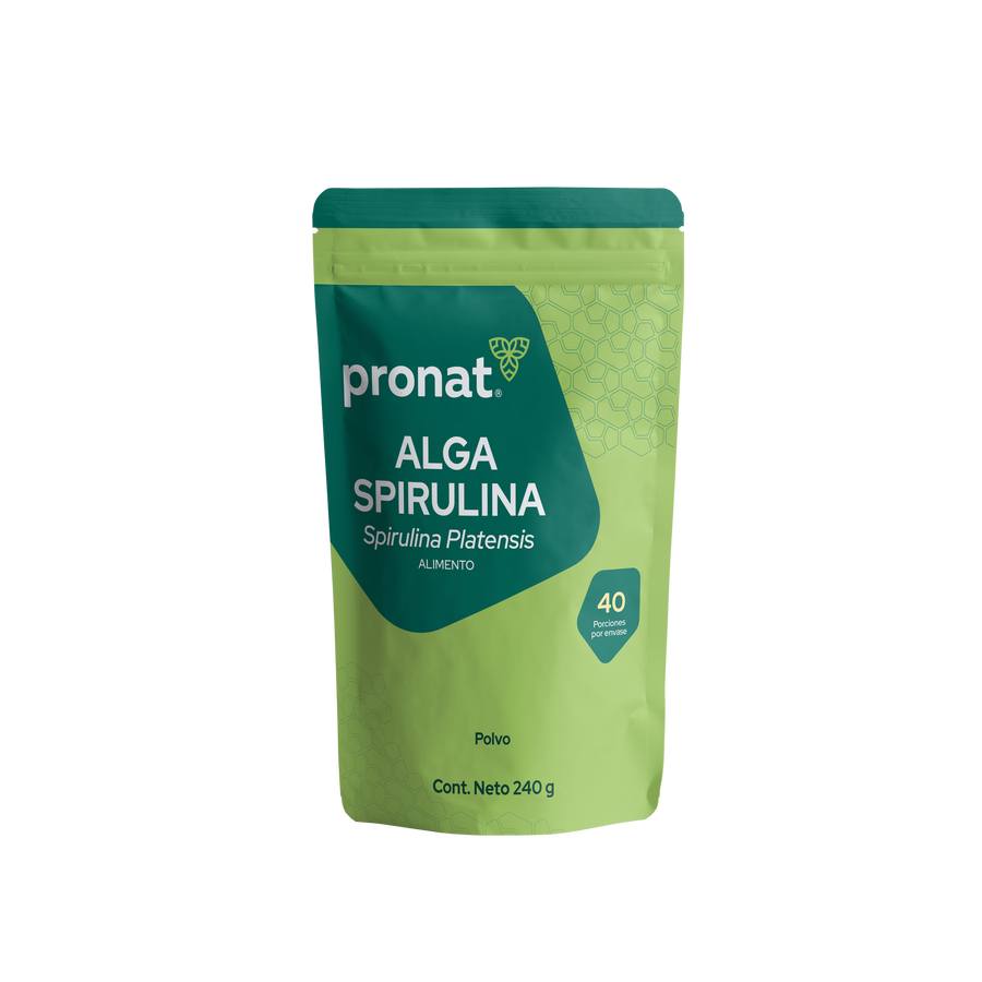 Alga Spirulina bolsa 240g Pronat