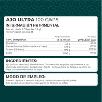 Ajo Ultra 100 cápsulas - Pronat