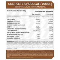 Proteína Complete Sabor Chocolate 2 kg 33 porciones