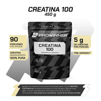 Creatina 100% Pura en Polvo 450 g 90 porciones