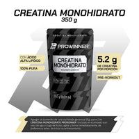 Creatina Monohidrato 100% Pura 350 g 50 porciones