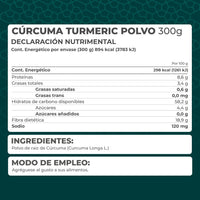 Cúrcuma Turmeric Polvo 300g - Pronat
