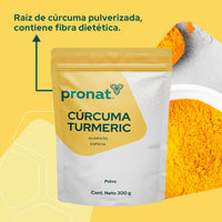 Cúrcuma Turmeric Polvo 300g - Pronat