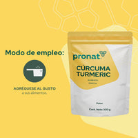 Cúrcuma Turmeric Polvo 300g - Pronat