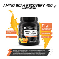 Postworkout Amino BCAA Recovery Sabor Mandarina 400 g 26 porciones