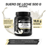 Proteína de Suero de Leche Natural 500 g 20 porciones