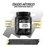 Pre entreno Óxido Nítrico No Master  600g 60 porciones