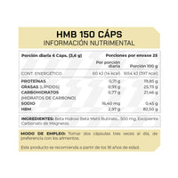 Preworkout HMB 150 Cápsulas 25 porciones