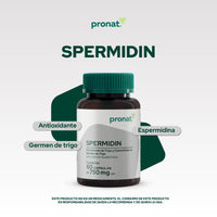 Spermidin Suplemento Alimenticio 60 Cápsulas Antioxidante