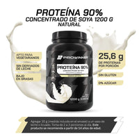 Proteína 90% Sabor Natural 1.2 Kg 40 porciones