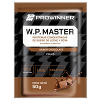 Sobres de Proteína Caja WP Master 20 sobres de 50g c/u 20 porciones