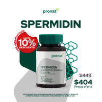 Spermidin Suplemento Alimenticio 60 Cápsulas Antioxidante