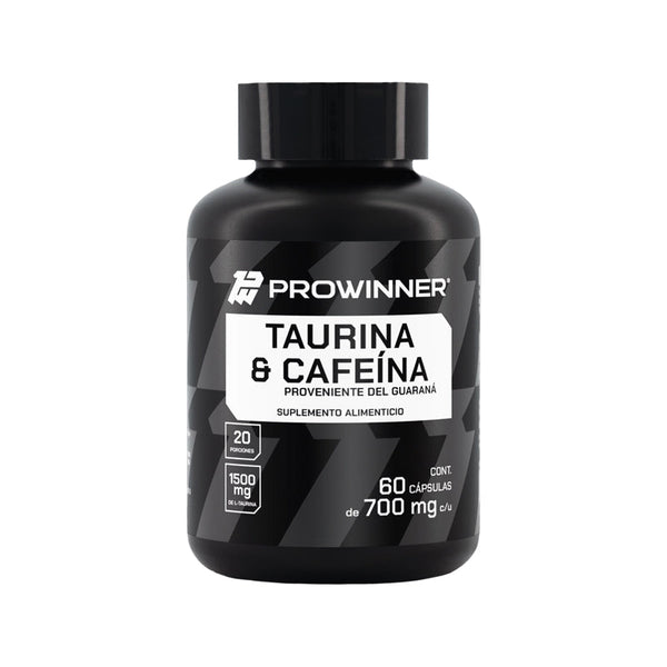 Pre entreno Taurina y Cafeína 60 Cápsulas 20 porciones