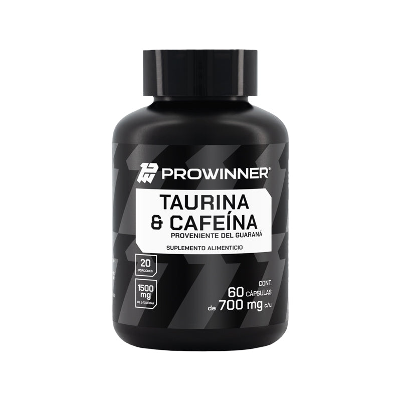 Pre entreno Taurina y Cafeína 60 Cápsulas 20 porciones