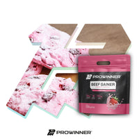 Proteína Beef Gainer Sabor Fresa 2 Kg 36 porciones